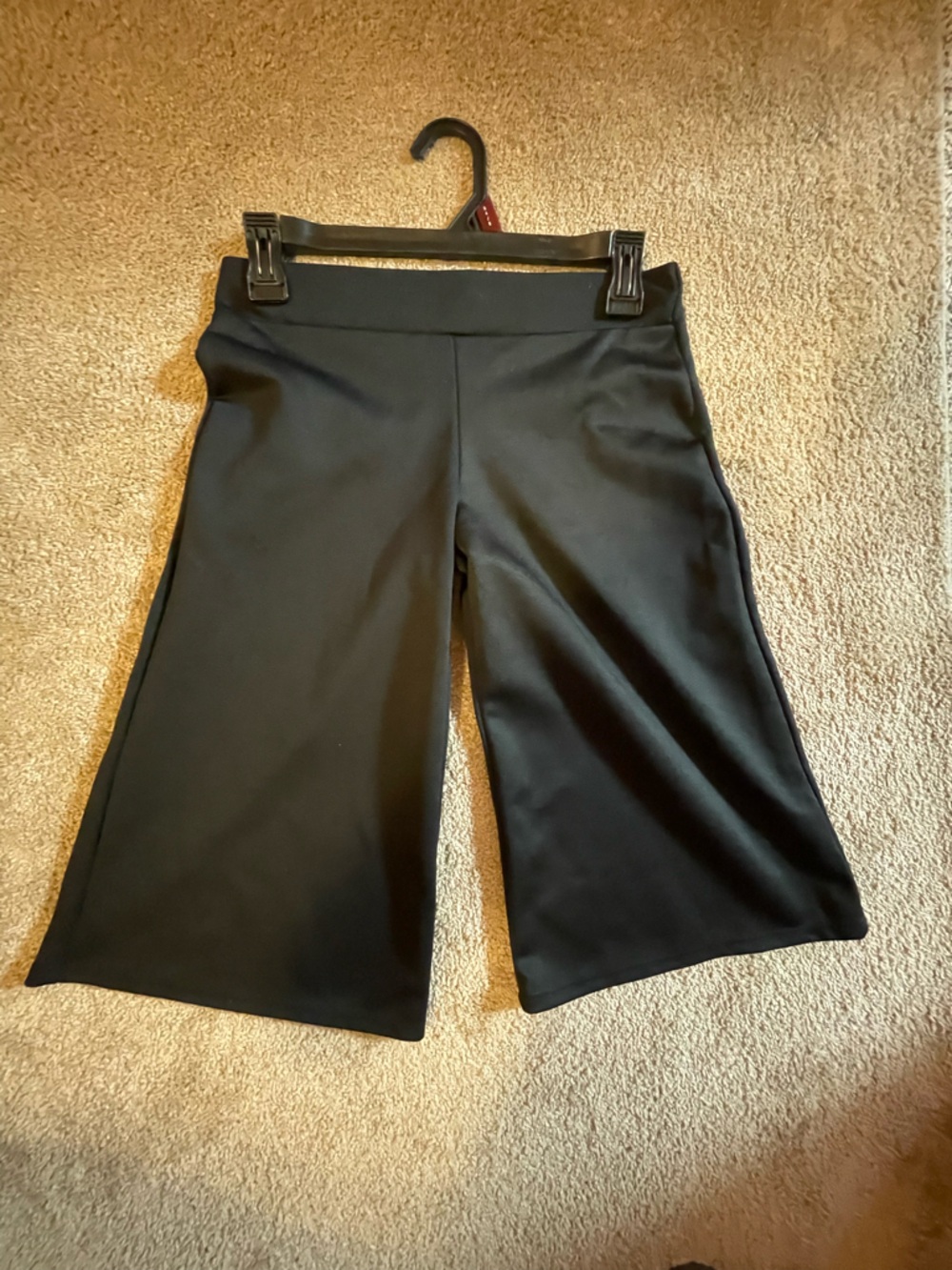 Basic Editions Black Wide Leg Crop Pants